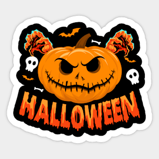 Halloween Pumpkin Sticker